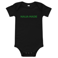 Naija Made Regular - Baby Onesie - Green Ink