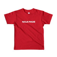 Naija Made Regular - Child tee - White Ink