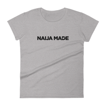 Naija Made Regular Women's Tee - Black Ink