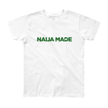 Naija Made Regular Youth Tee - Green Ink