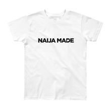 Naija Made Regular Youth Tee - Black Ink