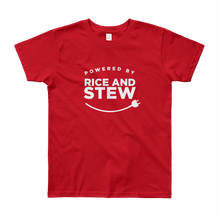 Powered by Rice and Stew Youth Tee