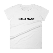 Naija Made Regular Women's Tee - Black Ink