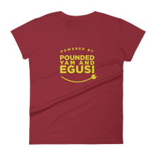 Powered by Pounded Yam and Egusi Women's Tee
