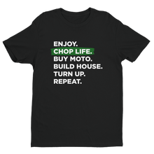 Enjoy Chop Life - White Text Unisex Tee