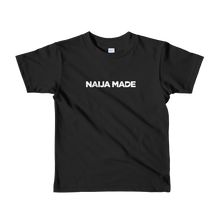 Naija Made Regular - Child tee - White Ink