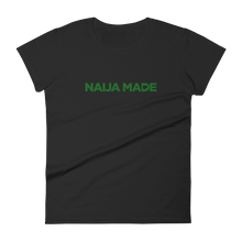 Naija Made Regular Women's Tee - Green Ink