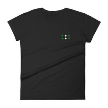 Green White Green Dots Women's Tee
