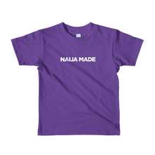 Naija Made Regular - Child tee - White Ink