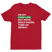 Enjoy Chop Life - White Text Unisex Tee