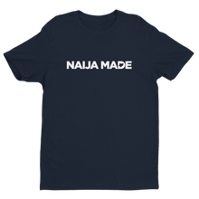 Naija Made Regular Tee - White Ink