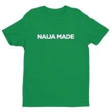 Naija Made Regular Tee - White Ink