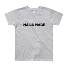 Naija Made Regular Youth Tee - Black Ink