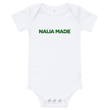 Naija Made Regular - Baby Onesie - Green Ink