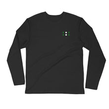 Green White Green Dots Long Sleeve