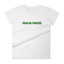 Naija Made Regular Women's Tee - Green Ink