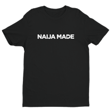 Naija Made Regular Tee - White Ink